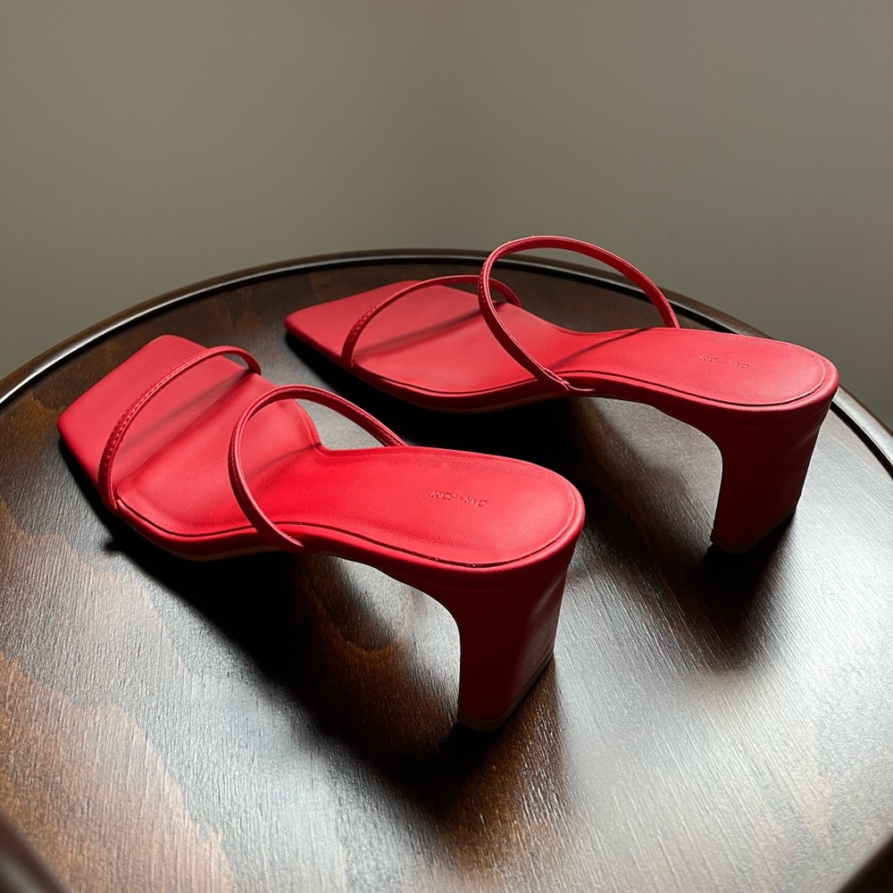 New Oak + Fort Y2K Strappy Heel Sandals | NWOT